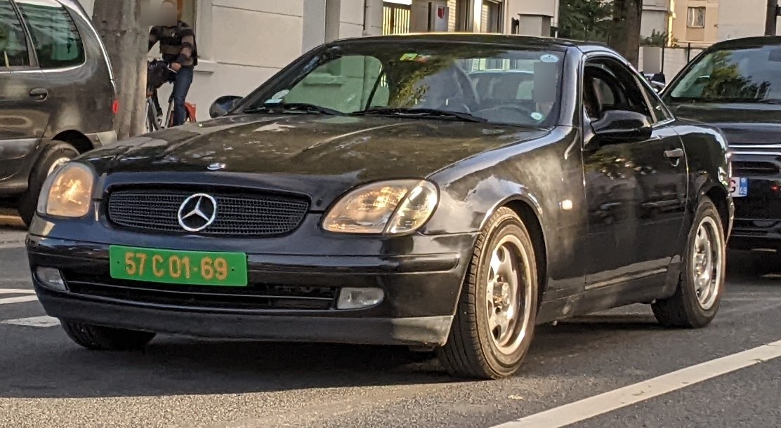 57 C 01 69, Mercedes-Benz SLK-Klasse 1st gen (R170), 1996–2004