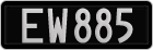 License plate of New Zealand, AB1(234)
