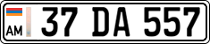 License plate of Armenia, Private owners