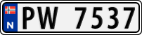 License plate of Norway, Trailers, motorcycles, special vehicles