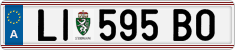 License plate of Austria, Regular plates