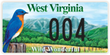 West Virginia, Vanity Plates