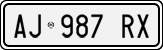 License plate of Italy, Cars (1994 year series)