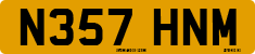 License plate of the United Kingdom, 1983 year system