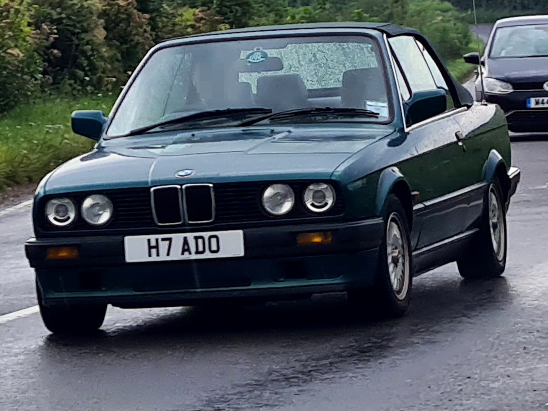 H7ADO, BMW 3 Series 2nd gen Convertible (E30), 1985–1994