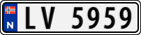 License plate of Norway, Trailers, motorcycles, special vehicles