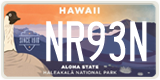 Hawaii, Specialty plates (AB12C)
