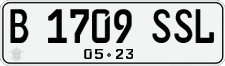 License plate of Indonesia, Regular plates