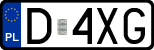 License plates of Poland, Regular car plates