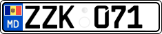 License plate of Moldova, Cars (2015)