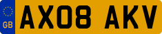 License plate of the United Kingdom, 2001 year system