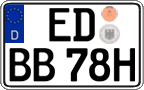 German license plate, Plates for oldtimers (type 