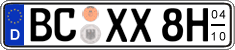 German license plate, Seasonal plates (Oldtimers)