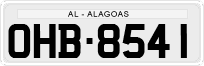 License plate of Brazil, Private owners (1990)
