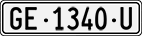 License plate of Switzerland, Dealer (with 