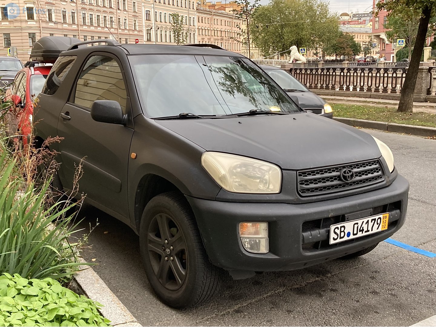 SB 04179, License plate without vehicle 