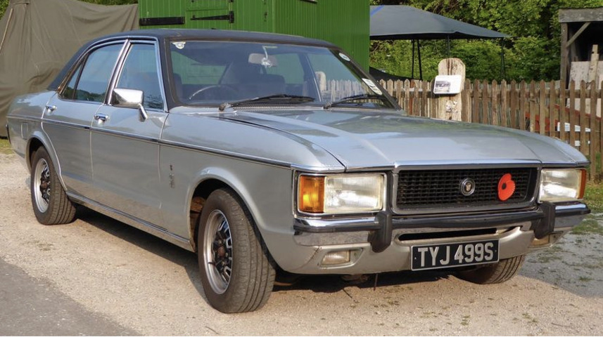 TYJ499S, Ford Granada 1st gen 4-door Sedan (GGFL; EU-market), 1972–1977
