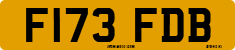 License plate of the United Kingdom, 1983 year system
