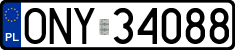 License plates of Poland, Regular car plates