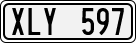 License plate of Sweden, Regular plates