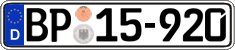 German license plate, Authorities and federal agencies