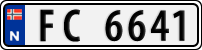 License plate of Norway, Trailers, motorcycles, special vehicles