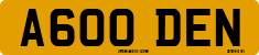 License plate of the United Kingdom, 1983 year system