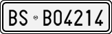 License plate of Italy, Cars (1927 year series)