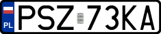 License plates of Poland, Regular car plates