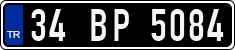 License plate of Turkey, Government and public administrations