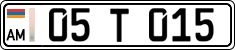 License plate of Armenia, Privately owned trailers
