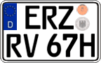 German license plate, Plates for oldtimers (type 
