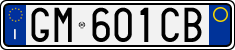 License plate of Italy, Cars (1994 year series)