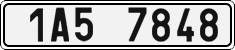 License plate of the Czech Republic, Cars (2001)