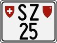 License plate of Switzerland, Motorcycles