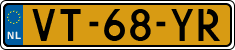 License plate of the Netherlands, Commercial Vehicles (1951-1994 system)