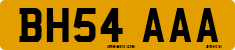License plate of the United Kingdom, 2001 year system