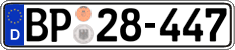 German license plate, Authorities and federal agencies
