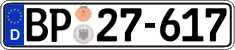 German license plate, Authorities and federal agencies