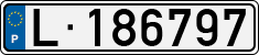 License plate of Portugal, Trailers
