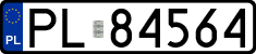 License plates of Poland, Regular car plates