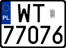 License plates of Poland, Regular car plates
