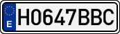 License plates of Spain, Specialty plates