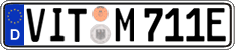 German license plate, Electric vehicles