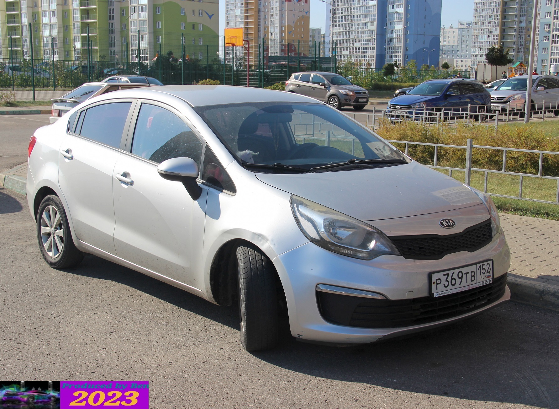 р 369 тв 152, Kia Pride 3rd gen Sedan (UB; KR-market), 2011–2017