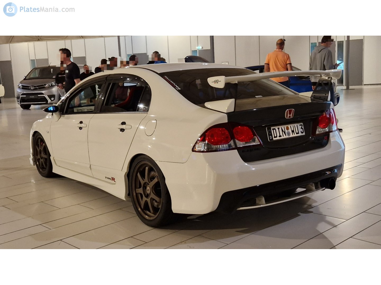 DIN WU 3, Honda Civic 8th gen Sedan (FD; Global-market), 2005–2012