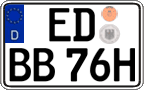 German license plate, Plates for oldtimers (type 