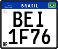 License plate of Brazil, Private owners (Mercosul)