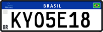 License plate of Brazil, Private owners (Mercosul)