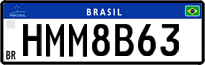 License plate of Brazil, Private owners (Mercosul)
